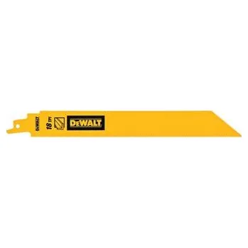 Pilový kotouč DeWALT DT90388 BIM 1 palcová vysoká čepel 228mm 18TPI 5PK, ocasky