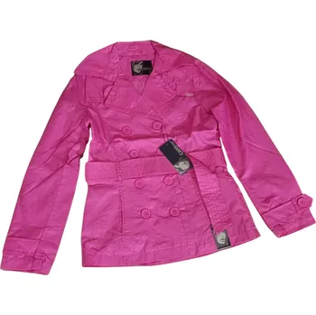 Dámský kabát Cars Jarní dámský kabát růžový Varianta: L Nové