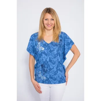 Pánské tričko Tričko krátký rukáv HELGA modrá XL