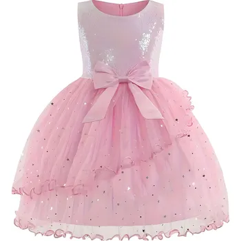 Dámské šaty Excellent Společenské šaty vel.110 - Růžové s flitrami