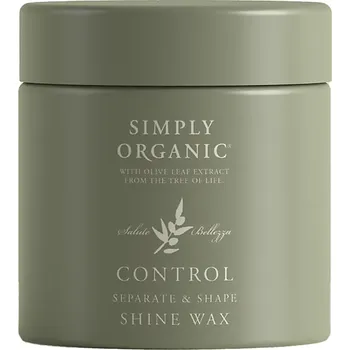 Stylingový přípravek Simply Organic Wax Control Shine modelační vosk s lesklým efektem 100 ml