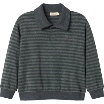 Chlapecká mikina Dětská mikina Thanos Polo "Forest Stripe Mel." MarMar VELIKOST: 110/5 let