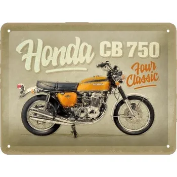 Plechová cedule Postershop Plechová cedule:Honda MC CB750 Four Classic - 20x15 cm