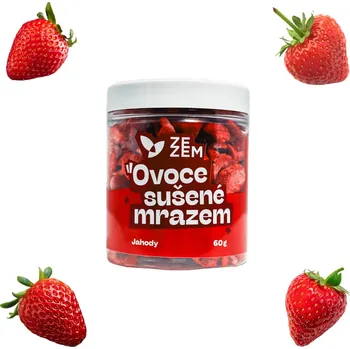 Sušená potravina ZEZEM Jahody sušené mrazem 60 g