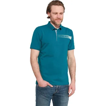 Pánská košile Polokošile krátký rukáv BRUMIK tm. petrol M