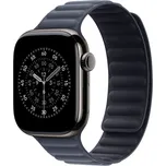 Apple Watch 42/41/40/38mm námořnicky modrý magnetický tah S/M