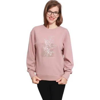 Pánská mikina Mikina BILOKA starorůžová XXL