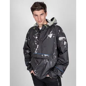 Les Hommes Bunda pro přechodné období LHO357 258A | K Way Černá Regular Fit 48