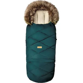 Fusak Fusak pro miminka s kožíškem smaragdový