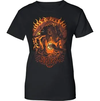 Dámské tričko Naav SVAROG nebeský kovář, slovanský Bůh ohně tričko dámské barevné