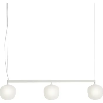 Muuto, Závěsná lineární lampa Rime, bílá - Formadore