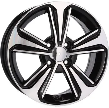 Alu kolo Alu kola Racing Line B1627, 16x6 4x100 ET50, černá + leštění