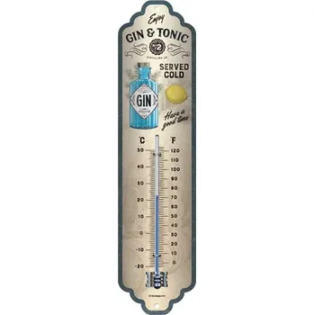 Domácí teploměr Postershop Teploměr - Gin & Tonic Served Cold