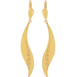 Argento 65456 Pozlacené stříbrné náušnice - s ručním gravírem