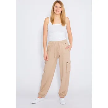 Dámské kalhoty Teplákové kalhoty dlouhé NAMURA béžová M