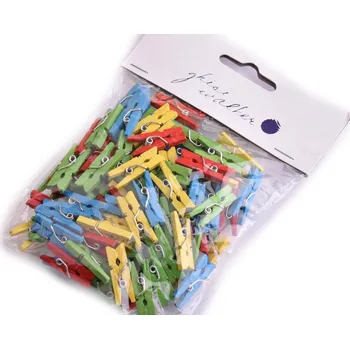 Kolíčky barevné 25mm - 100 ks