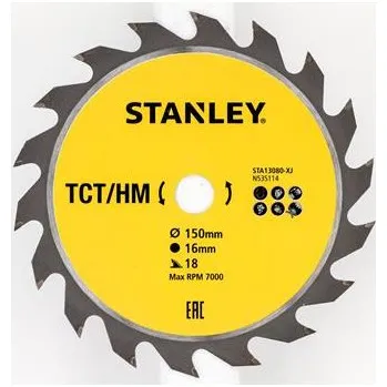 Brusný kotouč Stanley kotouč TCT/HM podélné řezy O 150 x 16 mm, 18 zubů
