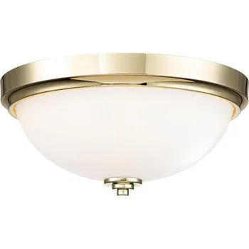 Koupelnové svítidlo Feiss FE-MALIBU-F-BATH-PB-Koup. strop. svítidlo MALIBU 2xE27/60W/230V IP44 zlatá