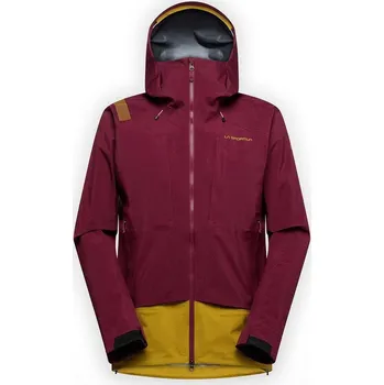 pánská horolezecká bunda LA SPORTIVA Sender GTX Performance Jkt M Redwood / Savana - S