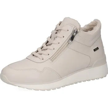 Dámské polobotky Dámské zimní boty Caprice 9-26201/43 kožené vyteplené kožíškem béžová 40