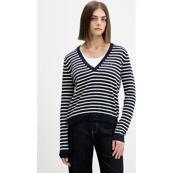 Pánský svetr Bavlněný svetr Tommy Jeans DW0DW19888 námořnická modř 59A, vel. XS