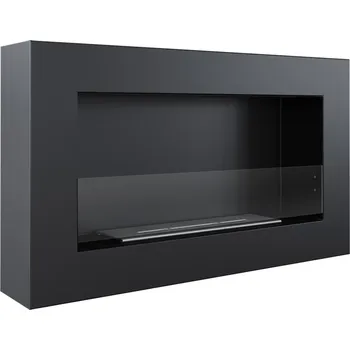 Krbová kamna Závěsné biokrb GOLF FLAT černé sklo GOLF/FLAT/TUV/PRZESZKLENIE