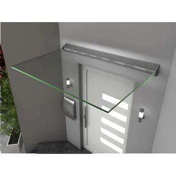 Stříška nad vchodové dveře Vchodová stříška Guttavordach Skleněná LED-160 (7410003)
