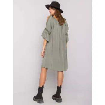 Dámské šaty Šaty TW SK BI 82314.48 khaki - FPrice zelená S