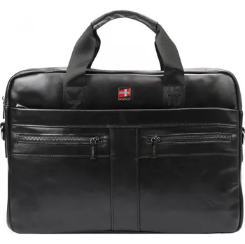 Giorgio Pánská kožená taška přes rameno Norbert černá