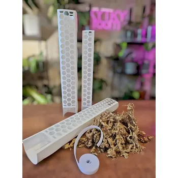 Mechová opora exclusive bílá s mechem a zip páskou