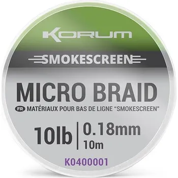 Korum Smokescreen Micro braid 10mt Micro Braid: 0,20mm 15lb