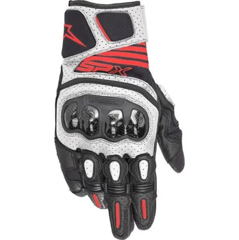 Moto rukavice ALPINESTARS rukavice SP X AIR CARBON V2 black/white/fluo red - L