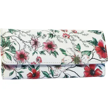 Nicole Brown Dámská peněženka JBPS 171 Floral BÍLÁ