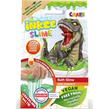 CRAZE INKEE Bath Slime dinosaurus – sliz do koupele s vitamínem E