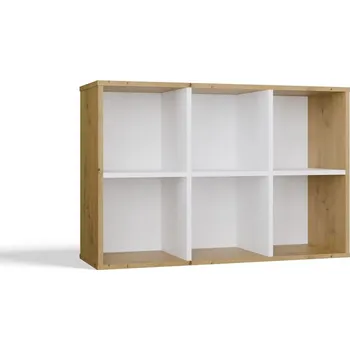 regál Regál Malax Mini 90 cm dub artisan/bílý