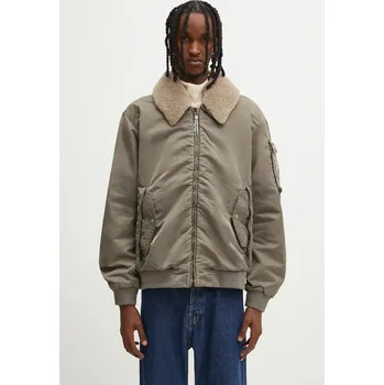 Pánská bunda Bunda Napapijri A-Nemes šedá barva, přechodná, NP0A891XN1T1, L, 90X