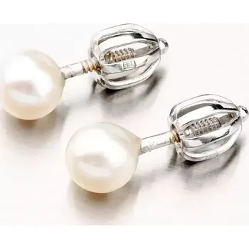 Náušnice Dámské náušnice bílé zlato 585 perla 52GZ-3005B-SR