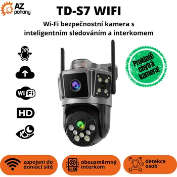 TD-S7 Wi-Fi - bezpečnostní kamera s inteligentním sledováním a interkomem