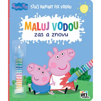 omalovánky Maluj vodou zas a znovu Prasátko Peppa