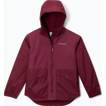 Chlapecká bunda Dětská nepromokavá bunda Columbia Rainy Trails II Fleece rich wine