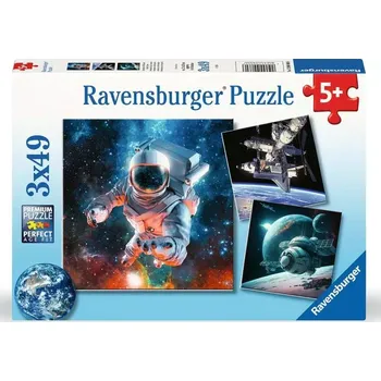 Puzzle RAVENSBURGER Puzzle - Prozkoumávání vesmíru (3x49 dílků)