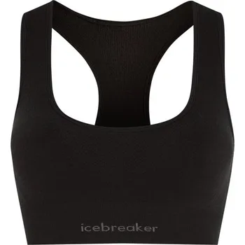 Podprsenka ICEBREAKER Wmns 260 Zoneknit Seamless Bra, Black velikost: M