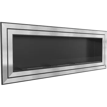 Krbová kamna Biokrb závěsný JULIET 1800, sklo, šedá, TÜV JULIET/1800/TUV/PRZESZKLENIE