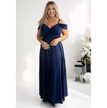 Dámské šaty Dlouhé šaty 208857 tmavě modré - With You 42/XL