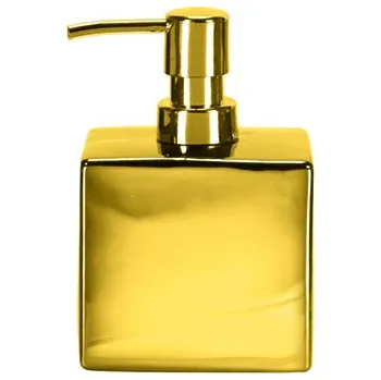 Dávkovač mýdla Kleine Wolke koupelnové doplňky Glamour - Gold, dávkovač