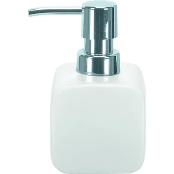 Dávkovač mýdla Kleine Wolke koupelnové doplňky Cubic - White, dávkovač