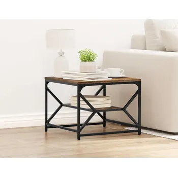 Konferenční stolek vidaXL Konferenční stolek Kouřový dub 51 x 50 x 40 cm [868227]