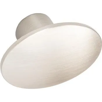 Nábytková knopka Dome 50x36 mm, zinkový tlakový odlitek, nerez efekt