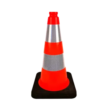 Dopravní značení Traiva Black Base 13350 reflexní kužel 75 cm