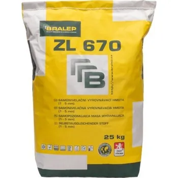Stavební pojivo Samonivelační cementová stěrka Bralep ZL 670 25 kg